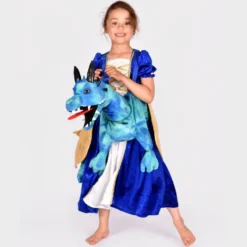 Drage Ride-On Kostume I Blå