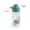 Drikkedunk Med Sugerør Tiny Farm Blue (350 ml)