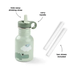 Drikkeflaske I Rustfrit Stål Playground Grøn (350 ml)