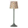 Dukkehus Lampe Med Lys Mørk Mint