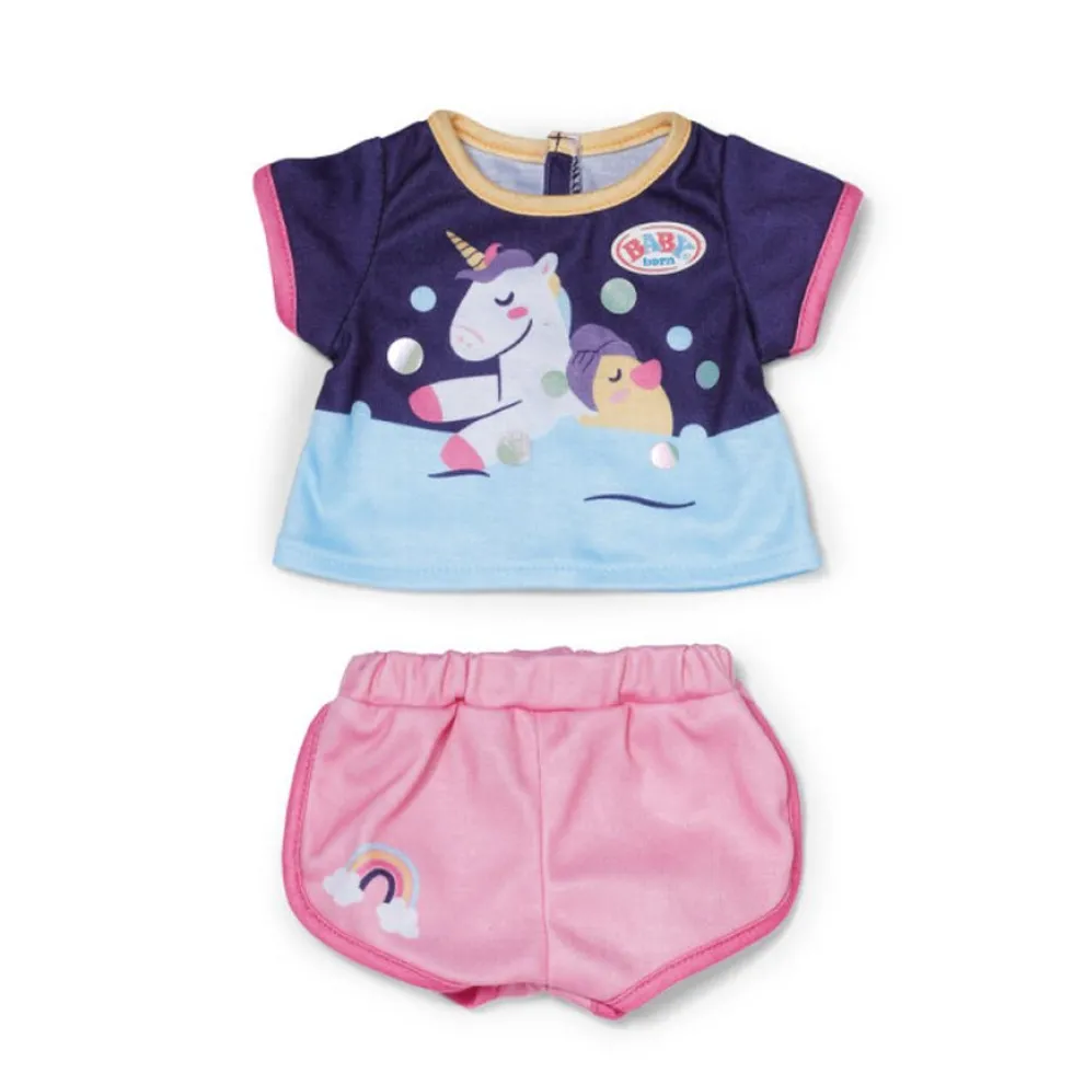 Dukke Pyjamas med Enhjørning (43 cm)