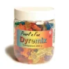 Dyremix perler i bøtte, transparent
