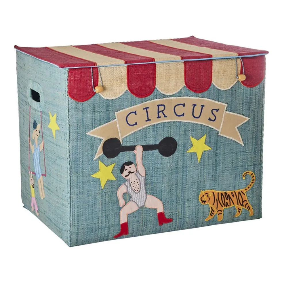 Ekstra Stor Sammenklappelig Opbevaringskurv Cirkus