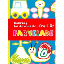 Farvelade, malebog for de mindste - fra 2 år