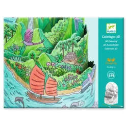 Farvelæg Diorama "På Toppen af Min Ø"