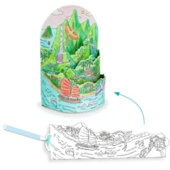 Farvelæg Diorama 