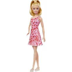 Fashionista Dukke Pink Blomsterkjole