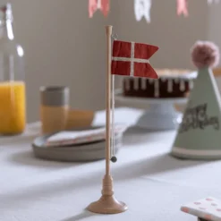 Fødselsdags Bordflag I Træ