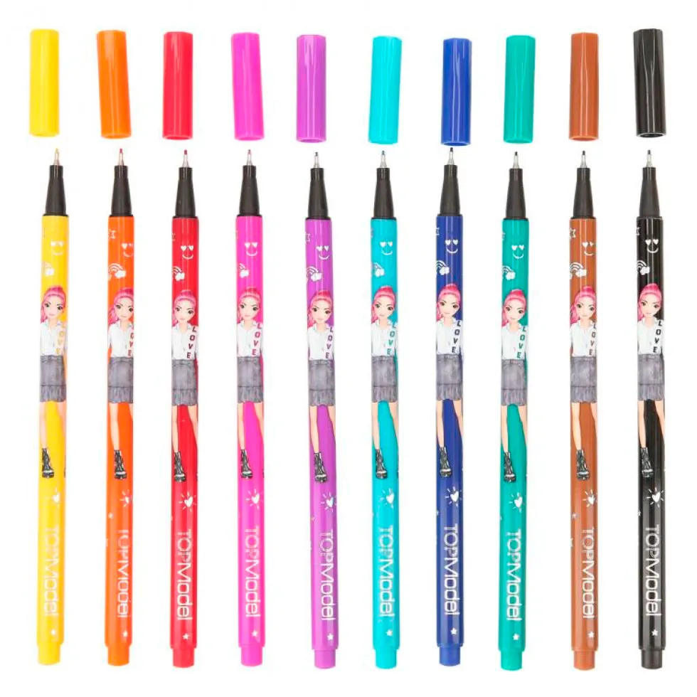 Fineliner Sæt 10 Farver