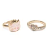 2 Fingerringe Kitty Love