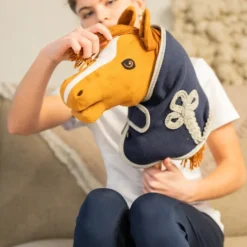 Fleecedækken i Navy