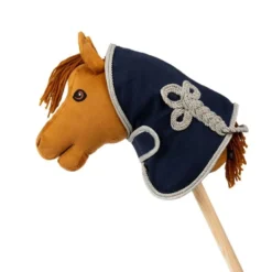 Fleecedækken i Navy