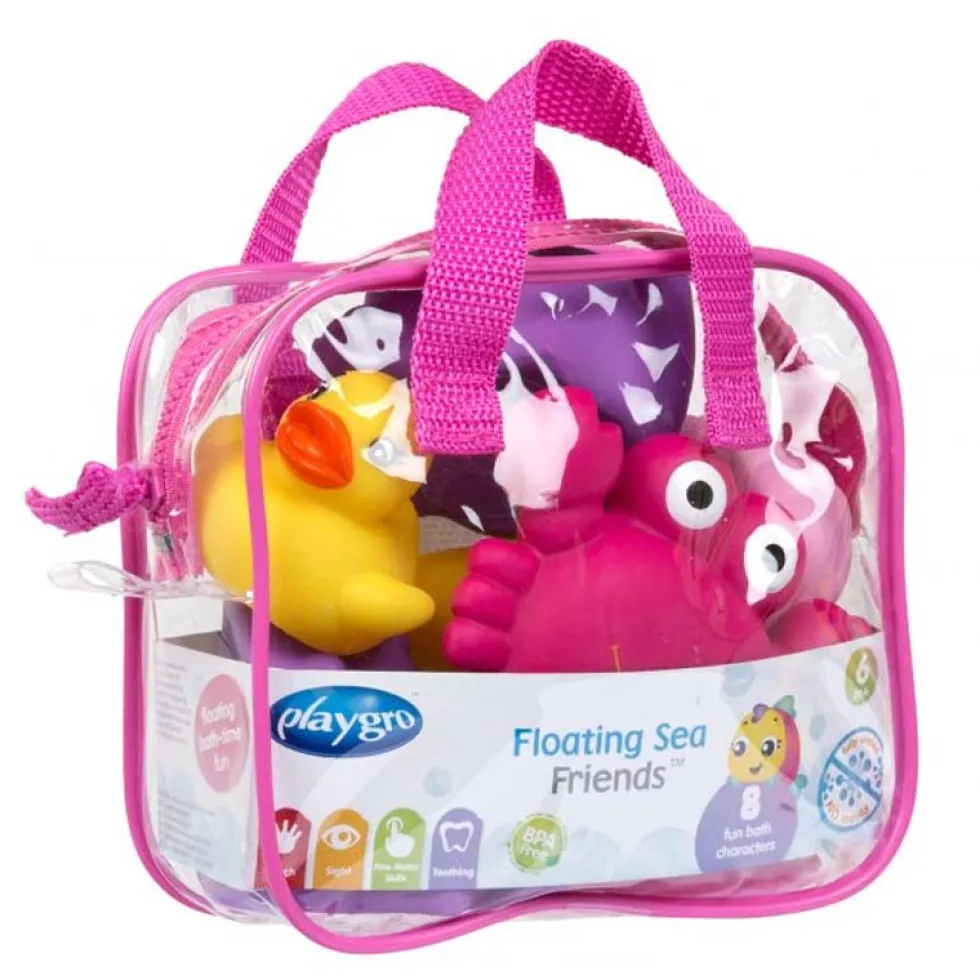 Floating Sea Friends Pink Forseglet