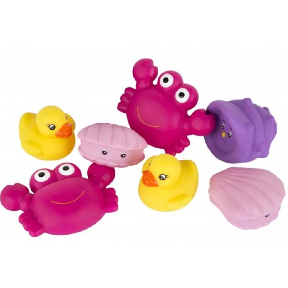 Floating Sea Friends Pink Forseglet