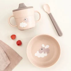 Foodie Første Spisesæt Happy Clouds Powder