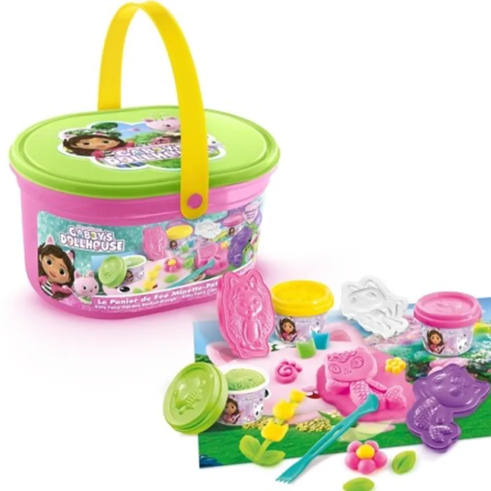 Gabby's Dollhouse Kitty Fairy Gardenkurv med modellervoks