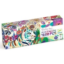 Galleripuslespil med Regnbue Tiger (1000 brikker)