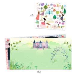 Genanvendlige Stickers med Slottet