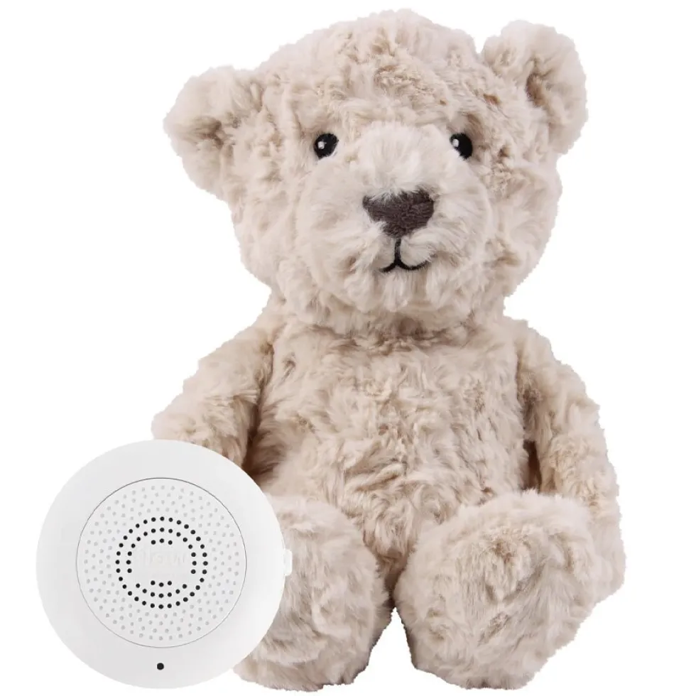 Genopladelig Lou Hjertelydsbamse (Beige)