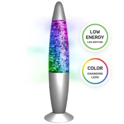 Glitter lampe, multifarvet