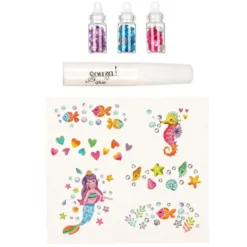 Glitter Tatoveringer Havfrue