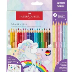 Grip Farveblyanter Unicorn 18 + 6