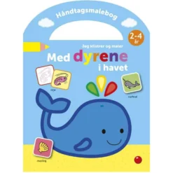 Håndtagsmalebog – Med dyrene i havet