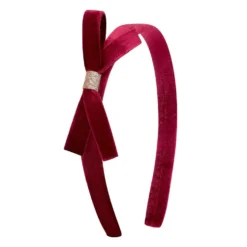 Hårbøjle Burgundy Violet Bow