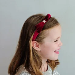 Hårbøjle Burgundy Violet Bow