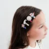 8 Hårclips Mini Circus