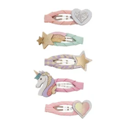 5 Hårspænder Mini Dreamy My Little Unicorn