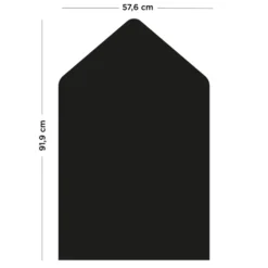 Husformet Magnetisk Tavle (57,6 x 91,9 cm)