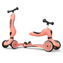 2-i-1 Løbehjul Highway Kick 1 i Peach