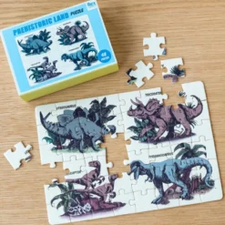 Jigsaw Puslespil i Tændstikæske, Prehistoric Land