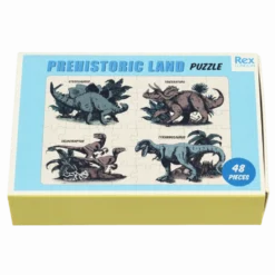 Jigsaw Puslespil i Tændstikæske, Prehistoric Land