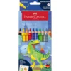 Jumbo Grip Farveblyanter Dino 8 (2 stk)