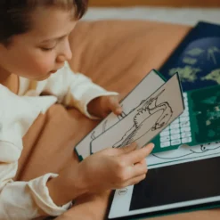 Kidydraw Mini Skitsebog med LCD Skærm, Animal Around the World