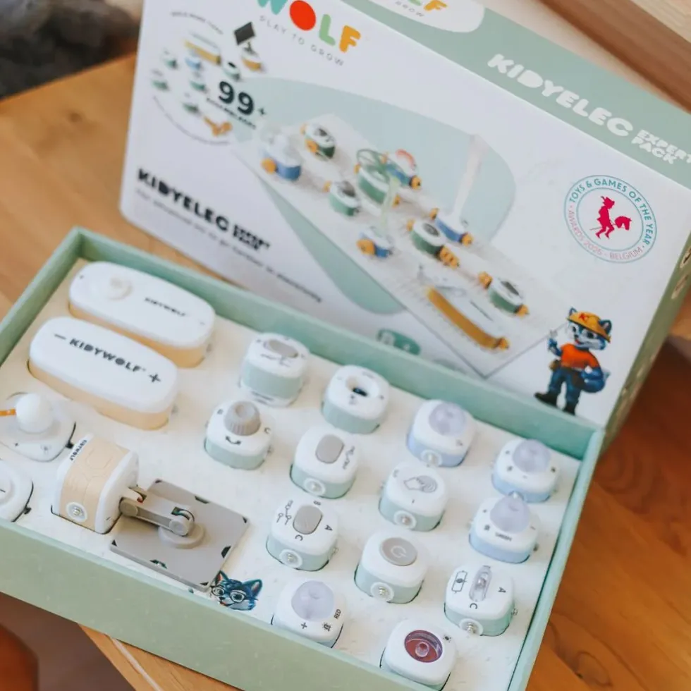 Kidyelec Mit Første Elektricitetskit, 18 Dele