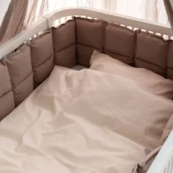 Klassisk Baby Sengetøj Birchbark Rose