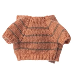 Koral Strikket Sweater til Maileg Hundehvalp