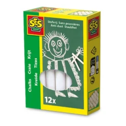 Kridt Hvide (12 stk)