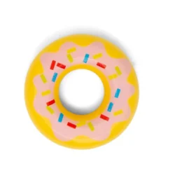 Legemad I Træ Donut Pink Glasur