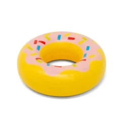 Legemad I Træ Donut Pink Glasur