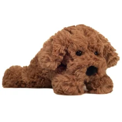 Liggende hund i Chokoladebrun (20 cm)