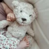 Lou Hjertelydsbamse Beige