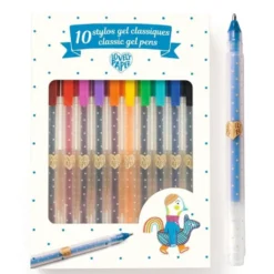 Lovely Paper Gelpenne i Klassiske farver (10 stk)