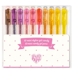 Lovely Paper Mini Gel Penne i Candy Farver (10 stk)