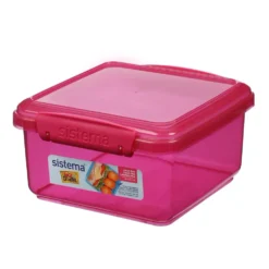 Madkasse Plus i Pink (1,2L)