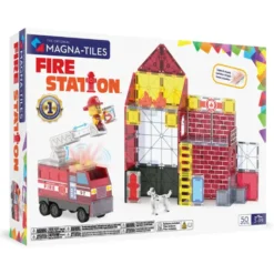 Magna-Tiles Brandstation Med Lys Og Lyd, 50 Dele