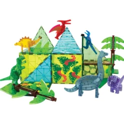 Magna-Tiles byggemagneter, Dino World XL - 50 dele